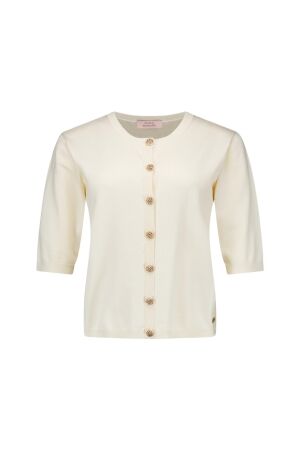 Studio Anneloes Studio Anneloes jerry sl cardigan 13988 Vest 1700 ecru