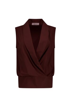 Studio Anneloes Studio Anneloes hanne wrap top 13953 Tops en Singlets 8600 chestnut