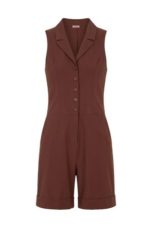 Studio Anneloes Studio Anneloes tove playsuit 13954 Jumpsuit 8600 chestnut