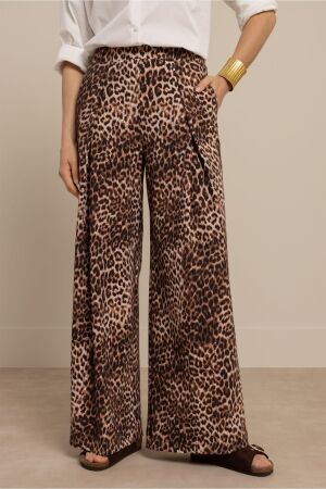 Studio Anneloes Studio Anneloes sari leopard trousers 13960 Broek 9997 multi color