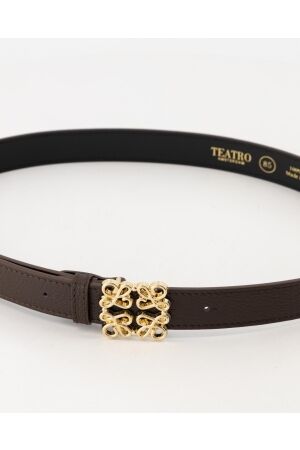 TEATRO FASHION TEATRO FASHION bien large classicgrain Riemen brown