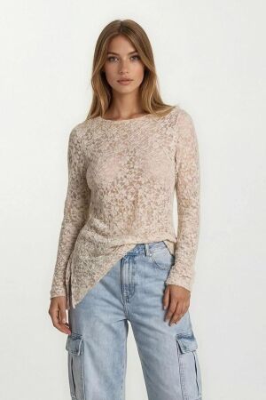 Turquoise by DAAN Turquoise by DAAN top kant asymmetrisch 20026 Tops en Singlets beige