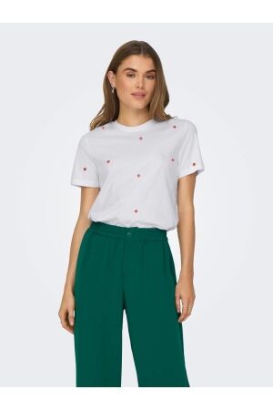 Only Only onlketty s/s o-neck top jrs noos T-shirts bright white