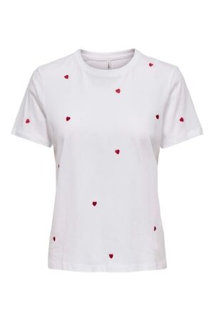 Only Only onlketty s/s o-neck top jrs noos T-shirts bright white