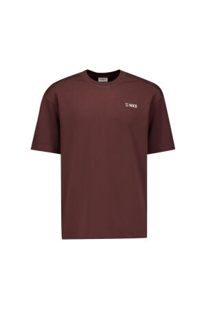 No- Excess No- Excess t-shirt crewneck graphic back print 33340712 Print T-shirts 042 dark brown