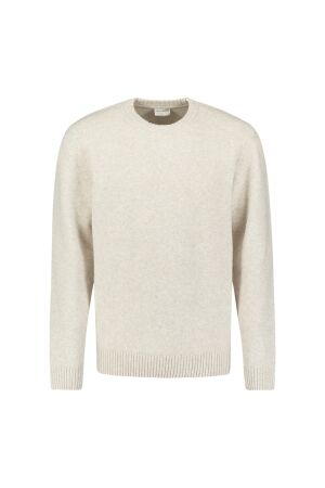 No-Excess No-Excess pullover crew neck melange light weight with wool Sweater 014 stone