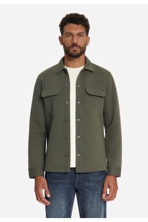 No-Excess No-Excess overshirt full button pique sweat 33510925 Overshirt 053 army