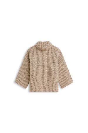 Summum Summum oversized sweater cushy wool blend 7s7940-70034 Sweater 708 light taupe