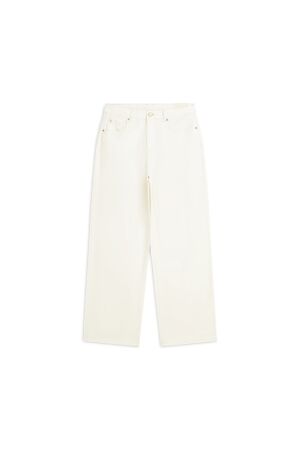 Summum Summum loose fit jeans comfi cotton twill 4s3031-5150 Broek 111 white denim