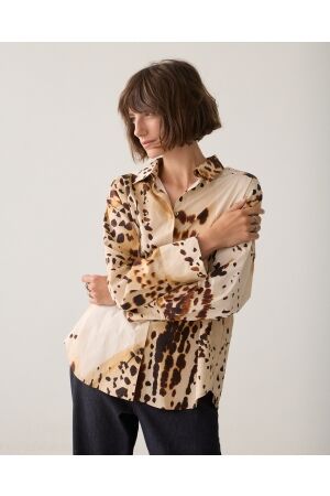 Summum Summum blouse minimal print 2s3529-12500 Blouse 120 multicolour