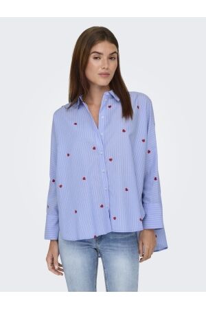 Only Only onlnew lina grace str emb shirt wvn noos Blouse moonlight blue