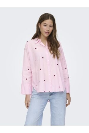 Only Only onlnew lina grace ls emb shirt noos wvn 15283743 Blouse roseate spoonbill