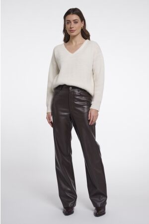 Rino & Pelle Rino & Pelle regular length straight leg pants corianreg.750261 Broek 11104 peated