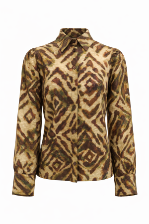 Tramontana Tramontana blouse fading diamonds c14-21-301 Blouse 009992-printbrowns 009992-PrintBrowns Tramontana Tramontana blouse fading diamonds c14-21-301 Blouse 009992-printbrowns 009992-PrintBrowns