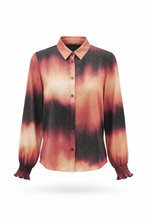 Tramontana Tramontana blouse autumn tie dye  c19-21-301 Blouse 100005-printpomegranate