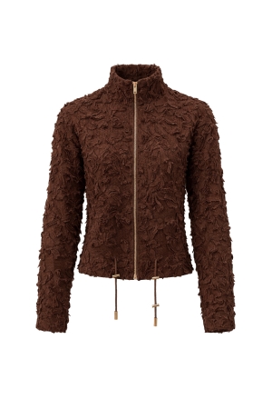Tramontana Tramontana fancy lace jacket  c39-21-801 Jackets 002650-chocolate