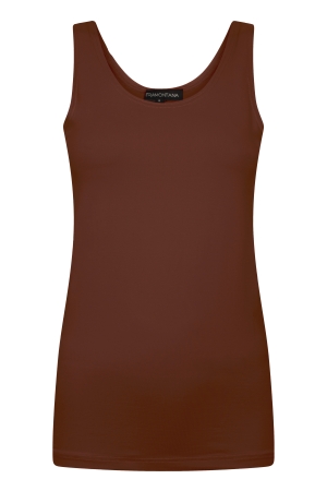 Tramontana Tramontana pia style top q01-21-402 Tops en Singlets 002650-chocolate 002650-Chocolate Tramontana Tramontana pia style top q01-21-402 Tops en Singlets 002650-chocolate 002650-Chocolate