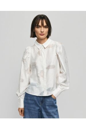MSCH Copenhagen MSCH Copenhagen mschorkidea shirt 19619 Blouse egret