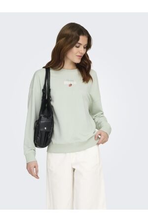 Only Only onlkita l/s sweat box ub cs swt Sweater green lily