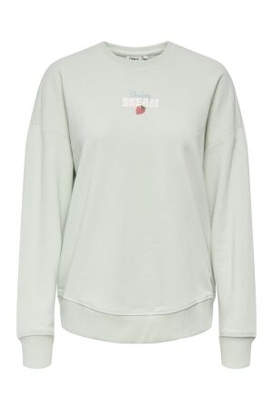 Only Only onlkita l/s sweat box ub cs swt Sweater green lily