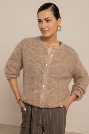 Studio Anneloes Studio Anneloes bibi spring cardigan 13522 Vest 2200 latte
