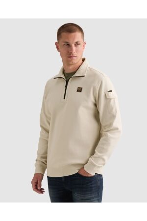 PME Legend PME Legend half zip interlock jersey psw2608423 Sweater 7013 bone white