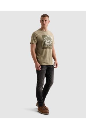 PME Legend PME Legend single jersey graphic ptss2608571 Overhemd 6485 overland trek