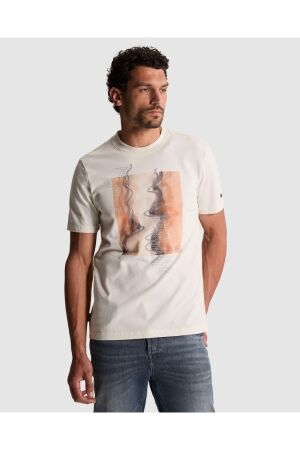 Cast Iron Cast Iron regular fit peached jersey ctss2608509 Print T-shirts 7555 white down