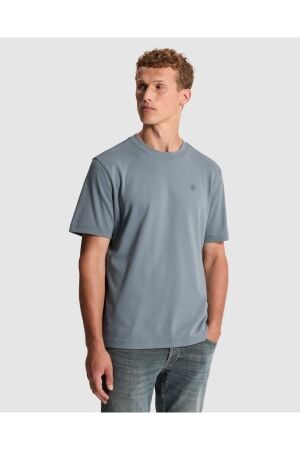 Cast Iron Cast Iron regular fit interlock ctss2608588 Print T-shirts 5146 blue mirage
