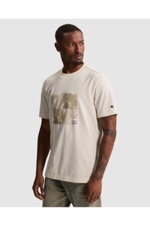 Cast Iron Cast Iron regular fit peached jersey ctss2609563 Print T-shirts 7555 white down