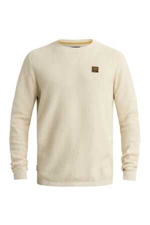 PME Legend PME Legend cotton waffle pkw2609326 Trui 7013 bone white