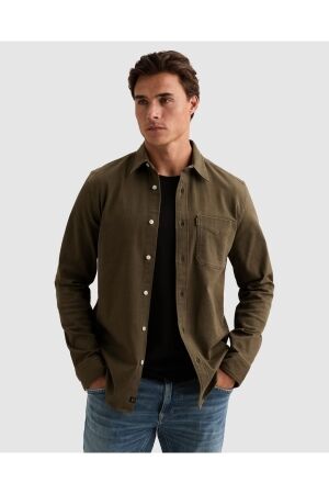 PME Legend PME Legend oversighter colored denim comfort psi2609258 Overhemd 8039 beluga