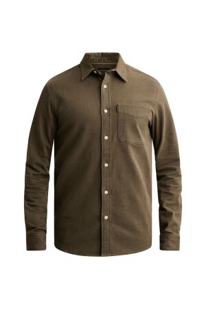 PME Legend PME Legend oversighter colored denim comfort psi2609258 Overhemd 8039 beluga