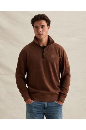 PME Legend PME Legend flat knit look psw2609457 Sweater 8168 cappuccino