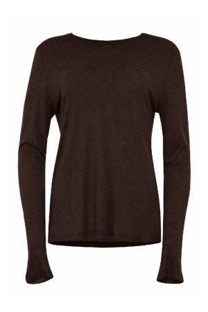 Maicazz Maicazz viana- t shirt fa26.70.914 T-shirt Lange mouw brown Brown