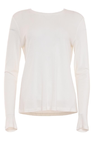 Maicazz Maicazz viana- t shirt fa26.70.914 T-shirt Lange mouw offwhite Offwhite