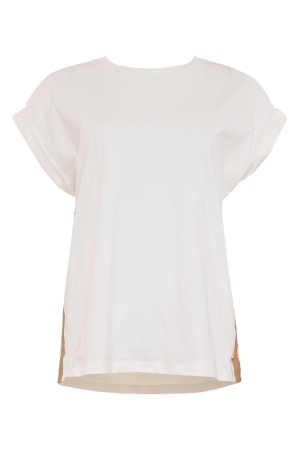 Maicazz Maicazz nana - t-shirt fa26.75.332 T-shirt Korte mouw offwhite/camel