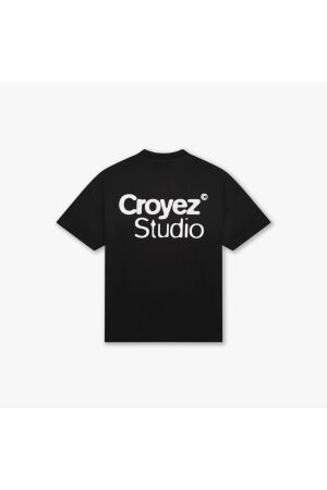 Croyez Homme Croyez Homme studio faded t-shirt cra50026027 Print T-shirts 49001 black
