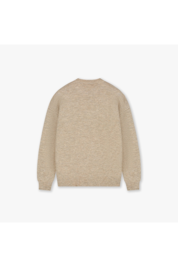 Croyez Homme Fluffy Essence Knit Sweater CRB50026007 40003 cream