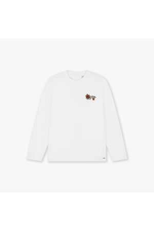 Croyez Homme Croyez Homme silhouette 2.0 longsleeve t-shirt crb50026039 Longsleeves 40001 white