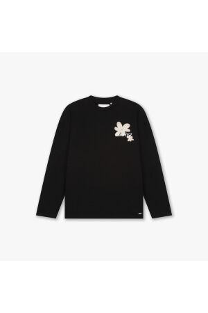 Croyez Homme Croyez Homme botanique longsleeve t-shirt crb50026043 Longsleeves 49001 black