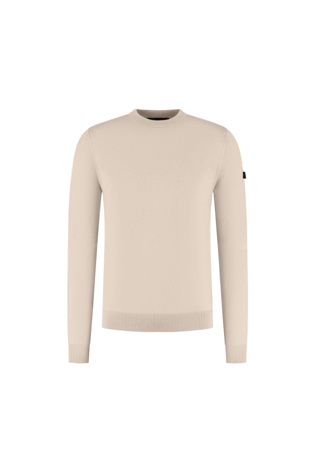Malelions Premium Knitted Crewneck MPD50026059 40032 almond