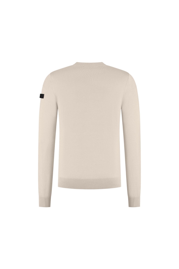 Malelions Premium Knitted Crewneck MPD50026059 40032 almond