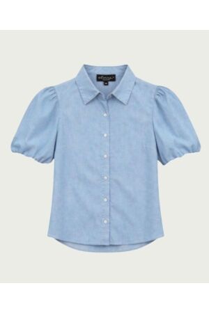 Elvira Casuals Elvira Casuals blouse saskia e2 26-011 Blouse 396 light blue