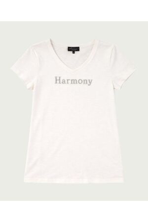 Elvira Casuals Elvira Casuals t-shirt harmony e2 26-017 T-shirt Korte mouw 130 off white - silver