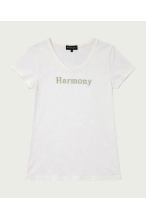 Elvira Casuals Elvira Casuals t-shirt harmony e2 26-017 T-shirt Korte mouw 1065 off white - sage