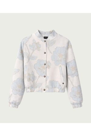 Elvira Casuals Elvira Casuals bomber lesley e2 26-039 Jackets 105 blue flowers