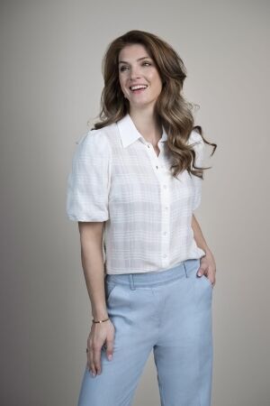 Elvira Casuals Elvira Casuals blouse katy e2 26-053 Blouse 15 off white