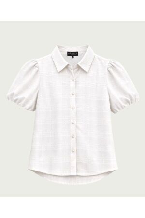Elvira Casuals Elvira Casuals blouse katy e2 26-053 Blouse 15 off white