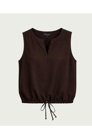 Elvira Casuals Elvira Casuals top abby e2 26-062 Tops en Singlets 894 dark brown